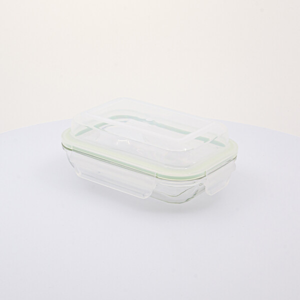 Rectangular food storage container, made from glass, 1050 ml, Cheese Type  - Glasslock