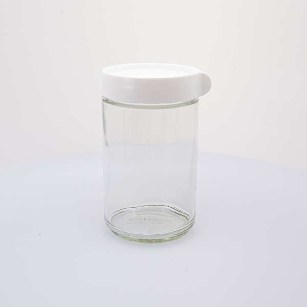 Block Canister round, 600ml grey (IP-608)