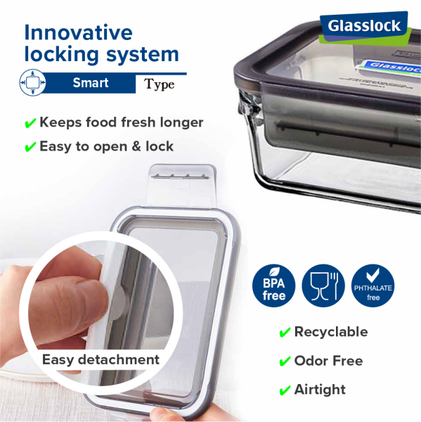 Glasslock Frischhaltedose - Oven Smart 440ml (ORST-044)