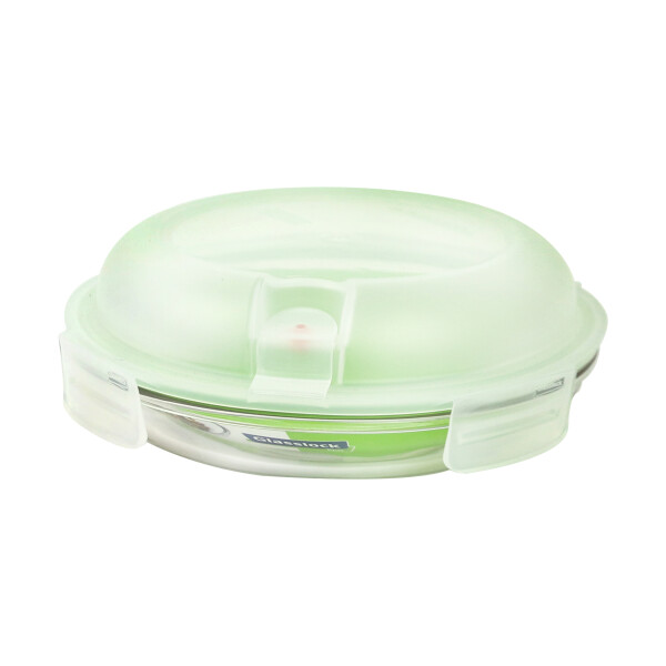 Glasslock Food container Set "Air Type" round plus, 800ml (MPCB-080A)