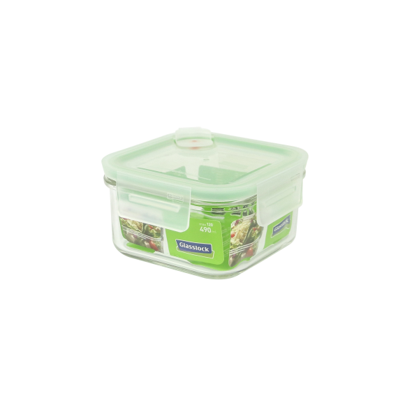 Glasslock Food container, Air-Type, 490ml (MCSB-049A)
