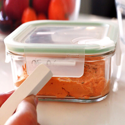 Glasslock Food container, "Air-Type", 490ml (MCSB-049A)