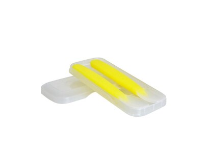 Silicone Spoon Set, 2 yellow silicone spoons (YYSS-001 x 2)